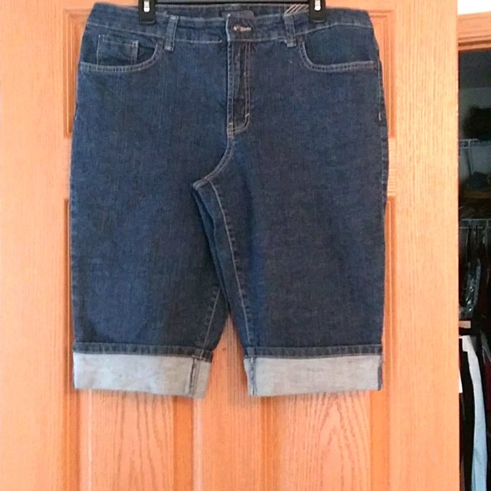 Nine West Skimmer Jean Shorts